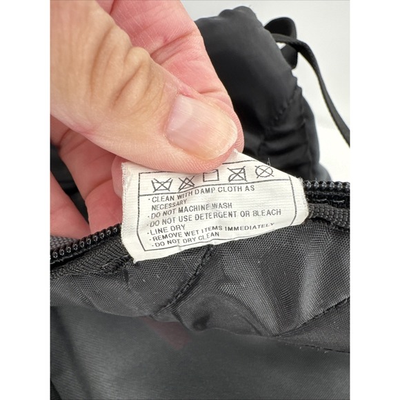 Vintage 90s Nike Backpack Mini Bag Gray Pink Logo Sports Casual Y2K Girlhood - Picture 6 of 7